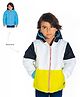 Cherry Crumble By Nitt Hyman Full Sleeves Colour Blocked Hooded Reversible Unisex Winter Jacket - Multi Colour