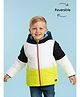 Cherry Crumble By Nitt Hyman Full Sleeves Colour Blocked Hooded Reversible Unisex Winter Jacket - Multi Colour