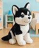 Besties Black & White Husky Dog Stuffed Animal Puppy Soft Toy, Adorable Gifts - Height 25 cm