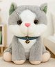 Besties Cute Cat Soft Toy Grey - Height 25 cm