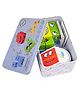 ARCADE TOYS Large Wooden Face Expression Puzzle Building Cubes Manipulatives Face Changing Magic Cube Puzzlesmatching Pack of Of1- Color Mayvary