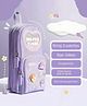 ARCADE TOYS Kawaii Pencil Case 3 Compartment Cute Pencil Case Aesthetic Pencil Case, Large Capacity Pen Pencil Pouch Multifunctional Stationery Organizer for School, Office - Pack Of1- Color Lavender