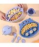 ARCADE TOYS Cute Baby hippo animal bamboo feeding set.Get your kiddos excited for meal time with this Fun BambooTableware set - Set of 6