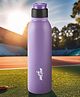 Milton Caper 1000 Stainless Steel Water Bottle 870 ml, Single Walled, ISI Certified I Leak Proof Lid, Rust Proof I for School, Office, Gym I Purple