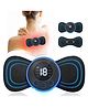 OPINA Portable Mini EMS Pulse Muscle Stimulator & TENS Neck & Back Massager with USB Charging- Random color