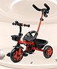 R for Rabbit Tiny Toes R20 Ace Tricycle with Parental Control & Safety Harness - Cherry Red