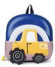 Kids On Board 3D CAR Backpack for Nursery & Early School, 10 inches -Blue