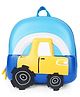 Kids On Board 3D CAR Backpack for Nursery & Early School, 10 inches -Sky Blue