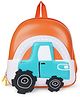 Kids On Board 3D CAR Backpack for Nursery & Early School, 10 inches -Orange