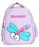 Kids On Board Dragonfly Embroidered Applique Backpack for Nursery & Early School, 11,5 inches - Purple
