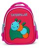 Kids On Board Caterpillar embroidered applique Backpack for Nursery & Early School, 11.5 inches -Pink