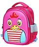 Kids On Board 3D Backpack for Nursery & Early School, Height 11.5 Inches -Pink