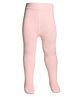 The little lookers Cotton Knit Solid Stockings - Baby Pink