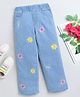 Bright Stars KIDSWEAR Denim Floral Embroidered Jeans - Blue