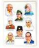 A&A Kreative Box Wooden Educational Peg Puzzle - Great Men Of India (8Pc )