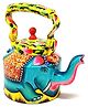 A&A Kreative Box Traditional Décor Kettle- Hand Painted -Available in Assorted Colours and Designs