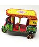 A&A Kreative Box Traditional Wooden Auto Rickshaw Toy -Hand Painted