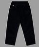 Actuel Cotton Lycra Woven Solid Trouser - Navy Blue