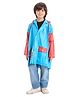 CITIZEN PVC Marvel Avengers Featuring Full Sleeves Characters Printed Hooded Raincoat - Sky Blue