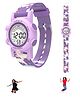 Spiky Race Car Designed Multi Functional Digital Sports Watch - Purple