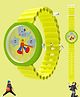 SPIKY Stars & Moons Detailed Round Analog Watch - Yellow