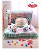 safe n cute baby Sleeping 5 Items Bedding Set with Two Unicorn -Pink