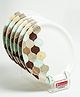 Superware Melamine Dinner Plate Set 10.75 inch - Texture (IP1347) (Set Of 6)