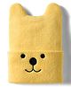 Model Knitted Animal Embroidered Winter Cap Lemon Yellow - Diameter 7 cm