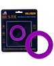 Adore Dr.Feed Bestie! The Silicon Base for Dr.Feed Wide Neck Bottles- Pixy Purple Pack of 2