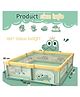 Metreno Playpen Play Yard for Babies Upto 5 Years Baby Playpens With Balls Kids Activity Playard, Green