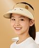 Bembika Animal Ear Applique Detailed Sun Visor - Beige - Circumfrence - 57 Cms