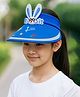 Bembika Bunny Designed & Ear Applique Detailed Sun Visor - Royal Blue - Circumference - 47 Cm