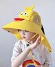 Bembika Cartoon Designed  Sun Hat - Yellow  -  Circumference 58 Cm