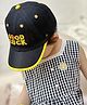 Bembika Good Luck Text Detailed Baseball Cap -  Black - Circumference 52 Cm