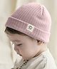 Bembika Smiley Designed Winter Cap - Light Pink - Diameter - 16 Cm