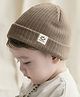 Bembika Smiley Designed Winter Cap - Bean Green - Diameter - 16 Cm