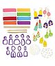Asian Hobby Crafts Polymer Oven Bake Clay Jewellery Making Set  8 Colors with Cutters, Tools & Accessories | Non Air Dry DIY PVC for Kids & Adults | Earrings, Jewellery & Craft Kit