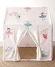 Curious Cub Kids Tent House With Princess Print  - Multicolour