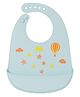 Chinmay Kids Light Weight Waterproof Easy Wipe Unisex Silicone Baby Bib for Feeding & Weaning