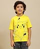 Kidsville Pokemon Featuring Half Sleeves Character Printed Tee  - Yellow