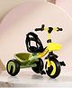 Plug & Play Kids Tricycle with Safety Harness - Yellow & Green| Strong Durable Frame & Wheels| Front & Rear Storage Basket| Trike for Boys & Girls| High Backrest