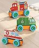 Babyhug 3 in 1 Build a Vehicle Learning Toys for kids- Build, Play & Create| Ambulance, Fire Engine & Clean Up Truck| Indoor Game| STEM Educational Toy| Gifting Idea for age 3+|BIS Certified| DIY Toy