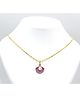Pihoo Sea Shell With Pearl Detailed Pendant Necklace - Purple