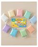 Paper Moon Eco-Friendly Air Dry Clay Ultra Light Modeling Magic 8D Super Clay 12 Colors, 1pack - Multicolor