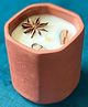 Pravaah India Bayaar Soy Wax Candle Small Cinnamon Vanilla Fragrance Hand Poured in Terracotta Pot Home Décor - 110 g