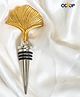 Pravaah India Seep Brass Wine Stopper | Solid Brass Seashell Design