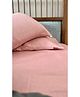 Pravaah India King Size Pastel Pink Hemp Bedsheet Set , Bhinasaar | 100% Hemp & Eco-Friendly
