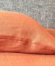 Pravaah India King Size Rust Orange Hemp Bedsheet Set | 100% Hemp & Herringbone Weave | Sawera