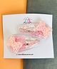 Radhya accessories Bow Applique Detailed Hair Clips - Pink