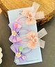 Radhya Accessories Set Of 2 Bow Applique Detailed Hair Clips - Multi Colour